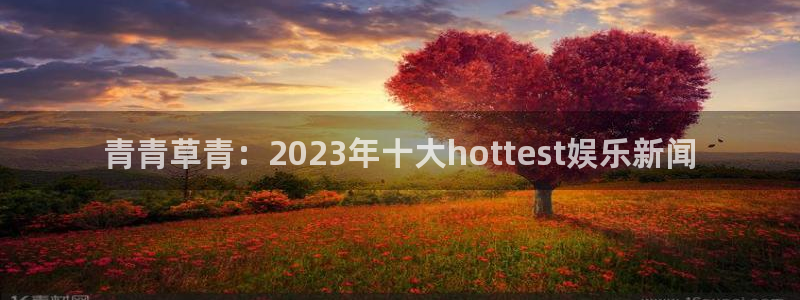 盛煌平台主管：青青草青：2023年十大hottest娱乐新闻