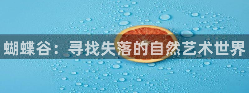 盛煌平台官网入口：蝴蝶谷：寻找失落的自然艺术世界