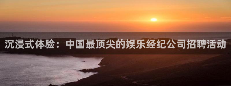 盛煌平台体育4：沉浸式体验：中国最顶尖的娱乐经纪公司招聘活动