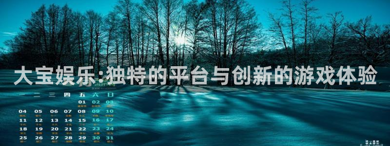 盛煌平台体育官网入口登录：大宝娱乐:独特的平台与创新的游戏体验