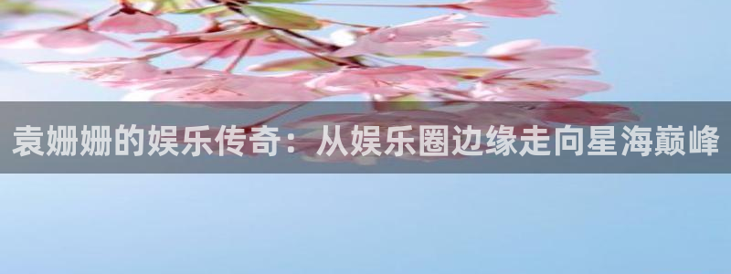 盛煌平台3官网登录：袁姗姗的娱乐传奇：从娱乐圈边缘走向星海巅峰